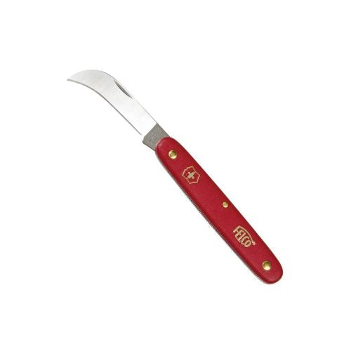 Victorinox Hawkbill Folding Knife-Red Handle