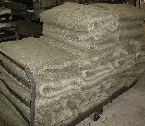 Treated Burlap Squares Extra Heavy